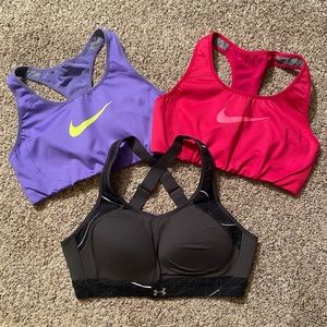 Nike & Under Armour Sports Bra Package